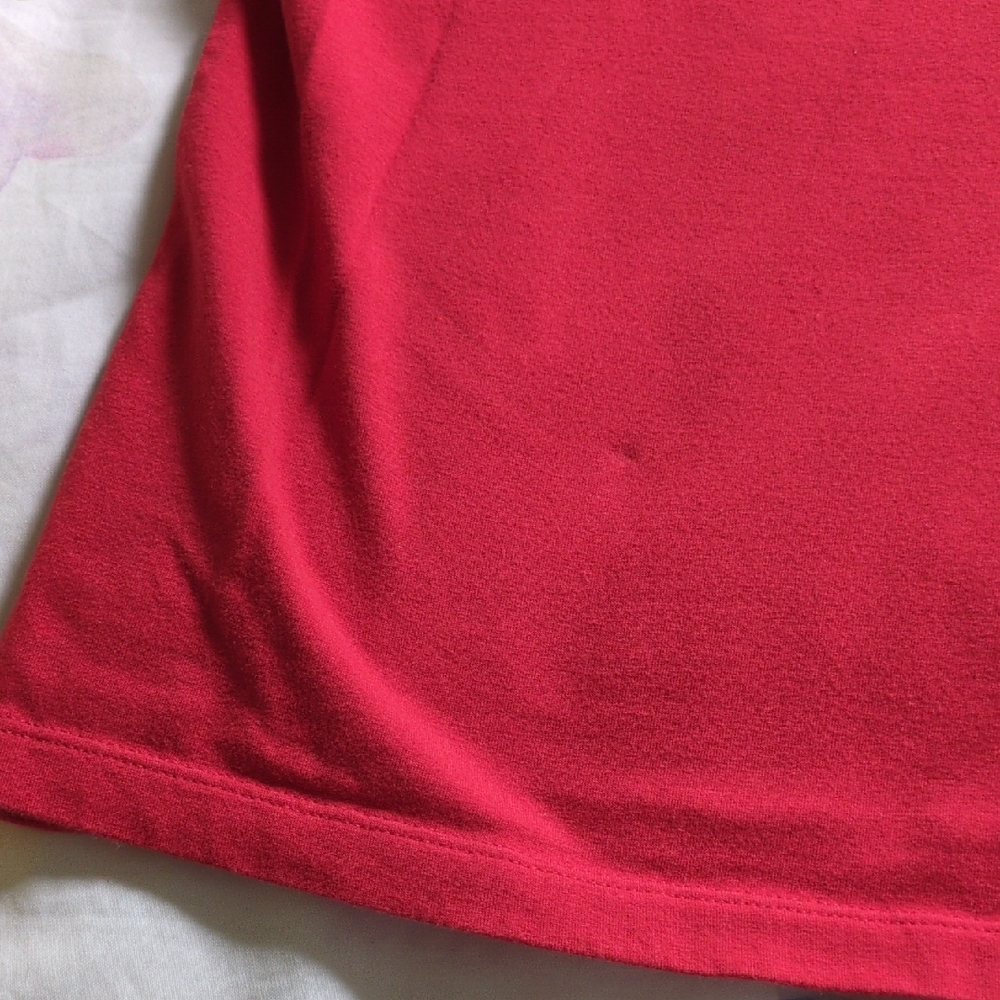 Cleo Red Floral Top size Large - Picture 4 of 4